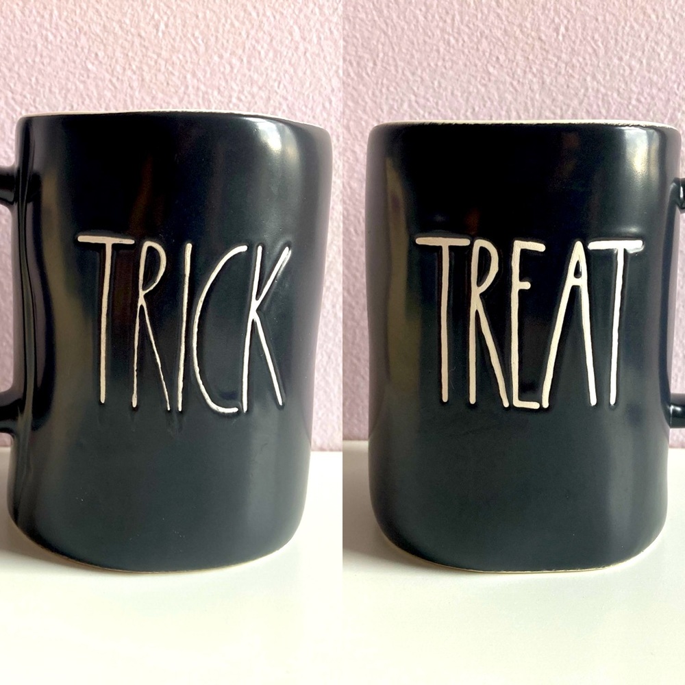 Rae Dunn TRICK/TREAT double-sided mug - Picture 1 of 5